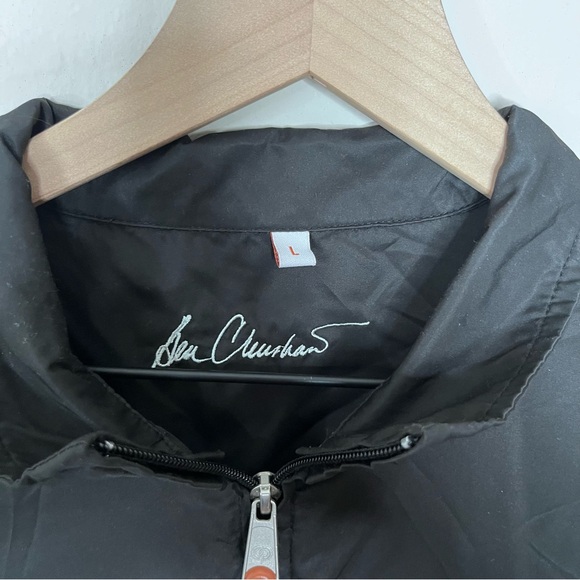 Ben Crenshaw X Texas Longhorns Mens L Pullover Windbreaker Jacket Black Golf - Picture 8 of 9